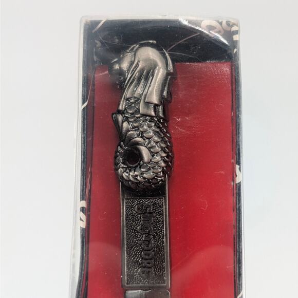 Merlion Letter Opener Metal VTG Singapore Bronze Color 8" Mermaid Lion Mascot - Picture 9 of 9